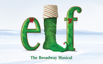 Elf: The Broadway Musical artwork with Elf logo